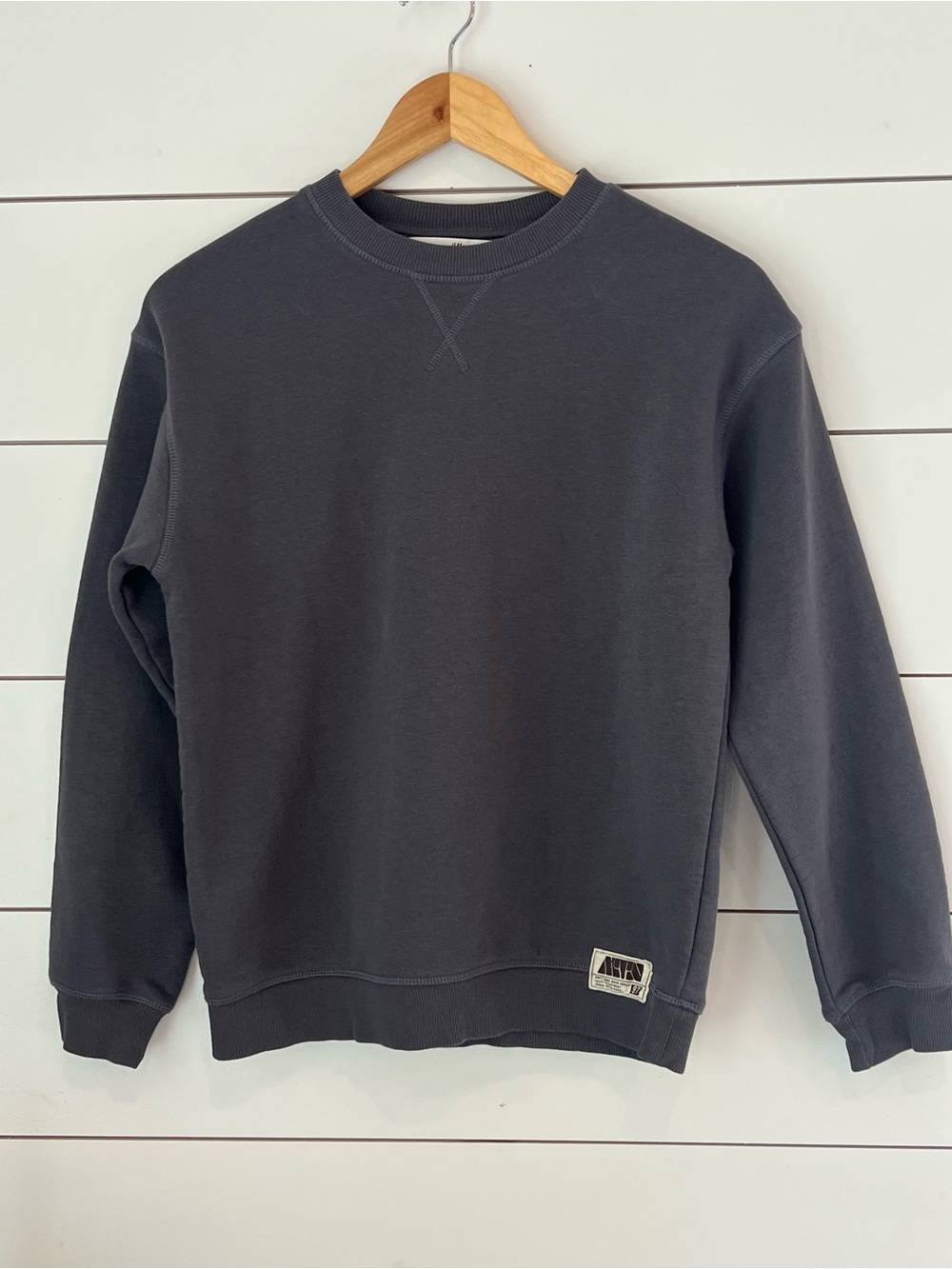 H&M Kids Crewneck Sweatshirt - Charcoal retro/ athleisure/ activewear
